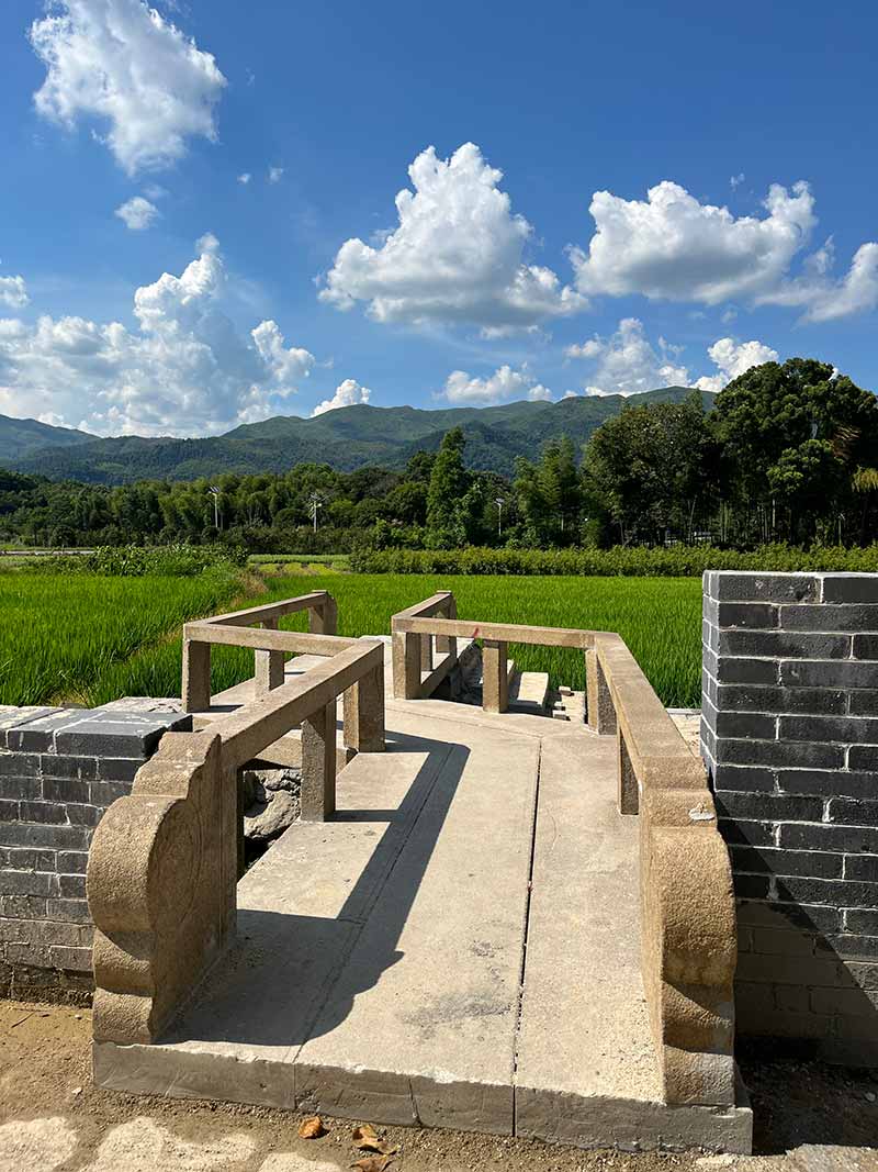 鞍山花岗岩仿古石材景区使用案例