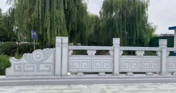 鞍山 芝麻灰桥栏杆、河道栏杆安装效果