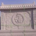 鞍山 芝麻白花岗岩屏风，照壁，影壁