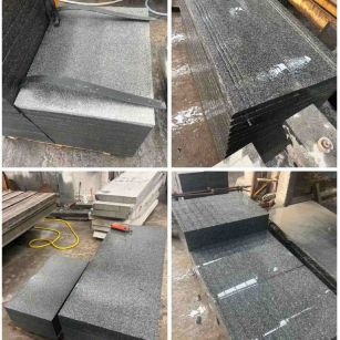 鞍山 芝麻黑地铺石材