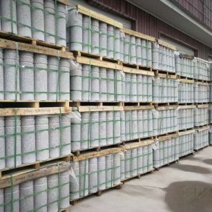 鞍山 芝麻白挡车柱、阻车桩、隔离柱