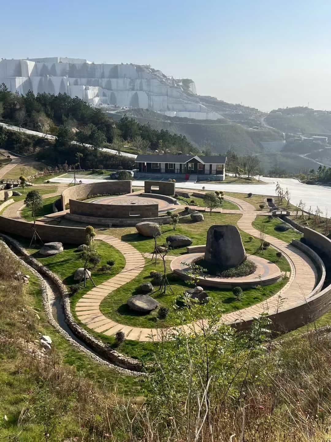 鞍山仿古石铺装整体效果