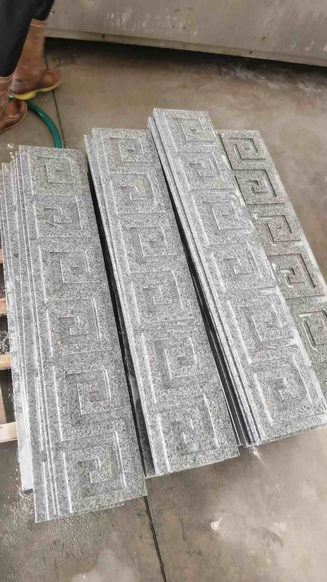 鞍山 别墅回纹线条，雕刻