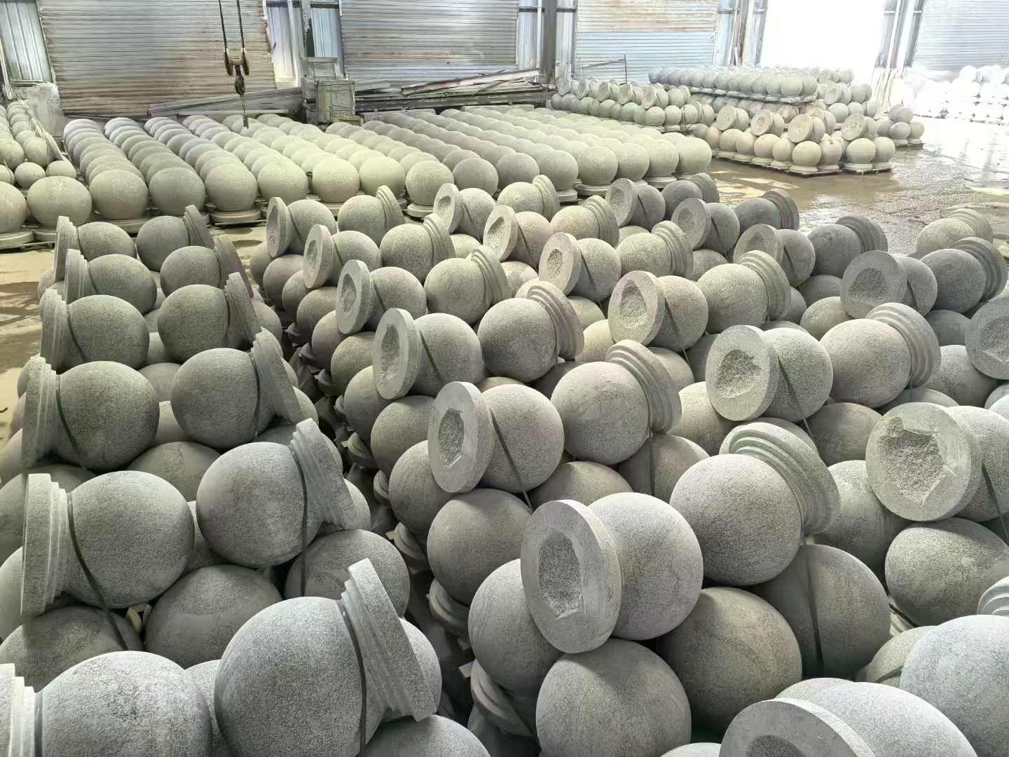 鞍山石材挡车球