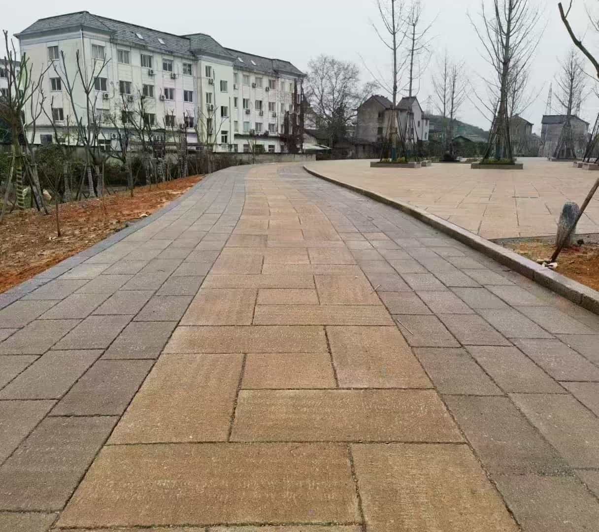 鞍山仿古石铺装效果
