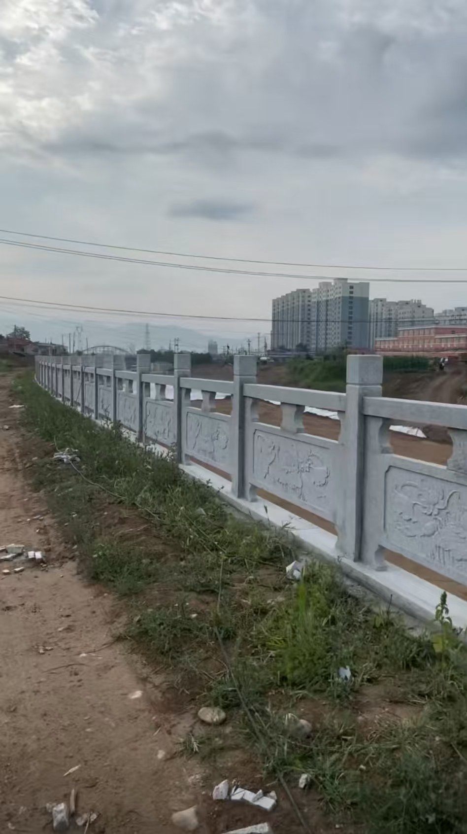 鞍山 石材河道栏杆