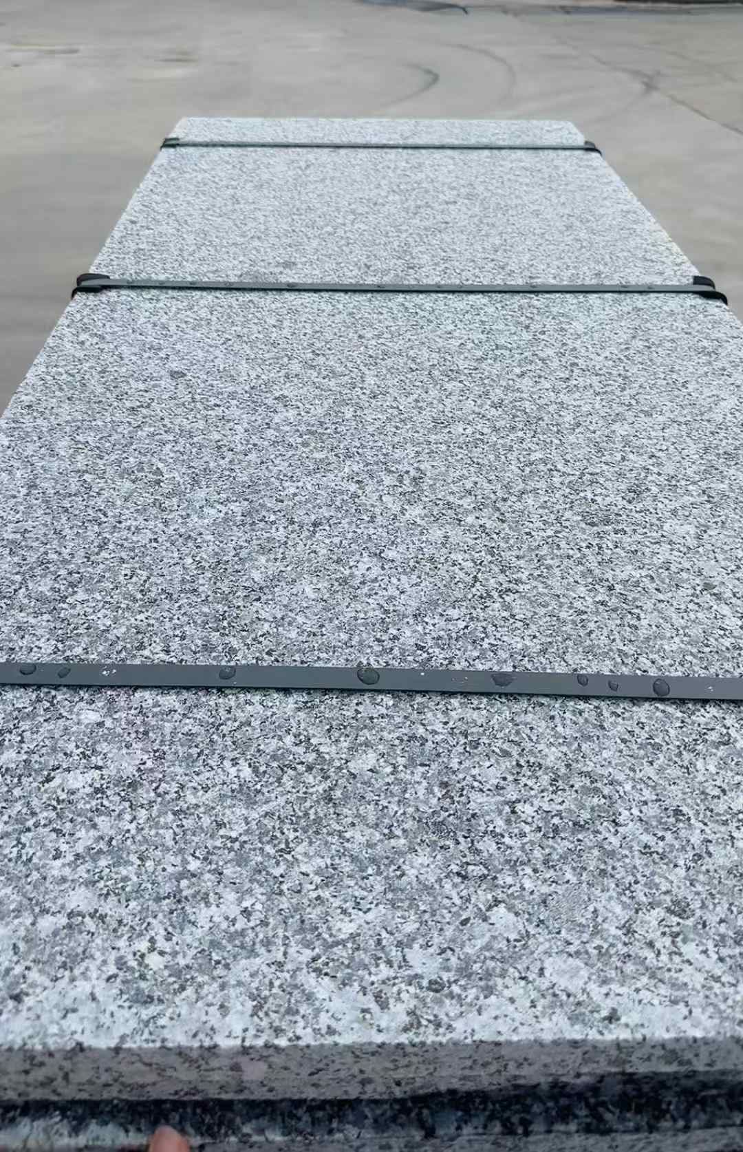 鞍山 芝麻黑火烧面毛板，条板，半成品