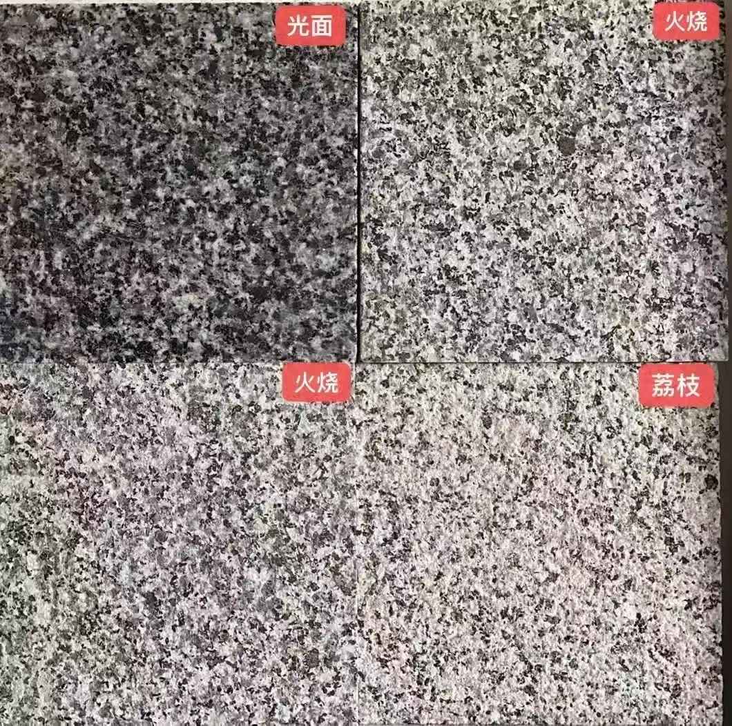 鞍山 芝麻黑光面，芝麻黑火烧面，芝麻黑荔枝面