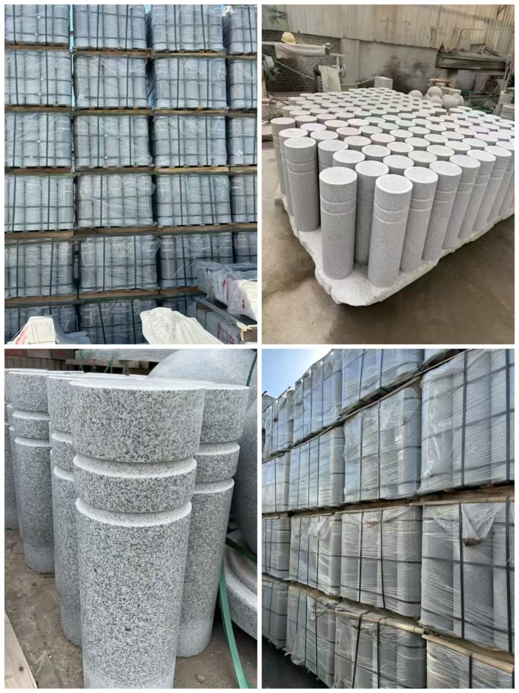 鞍山 芝麻白花岗岩挡车柱、隔离柱多少钱